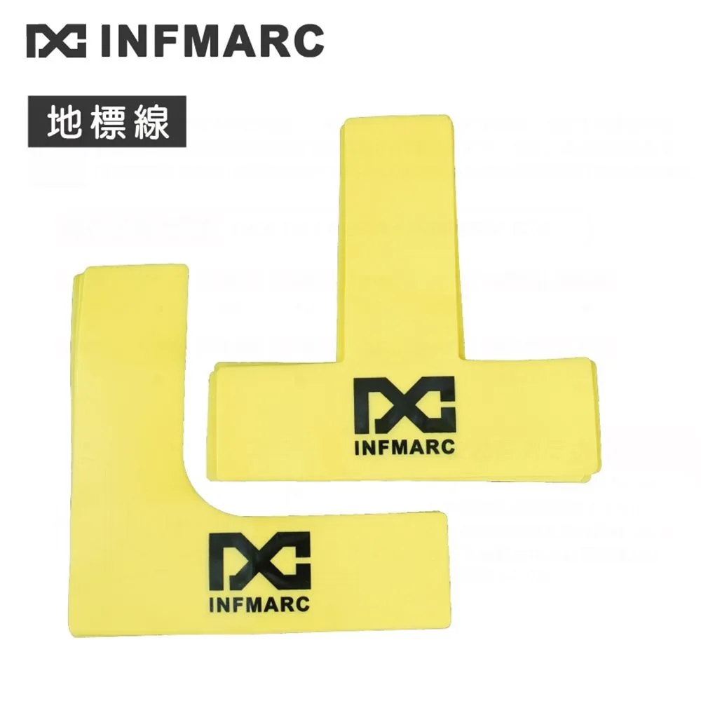 INFMARC 黃色地標貼,L 形與 T 形