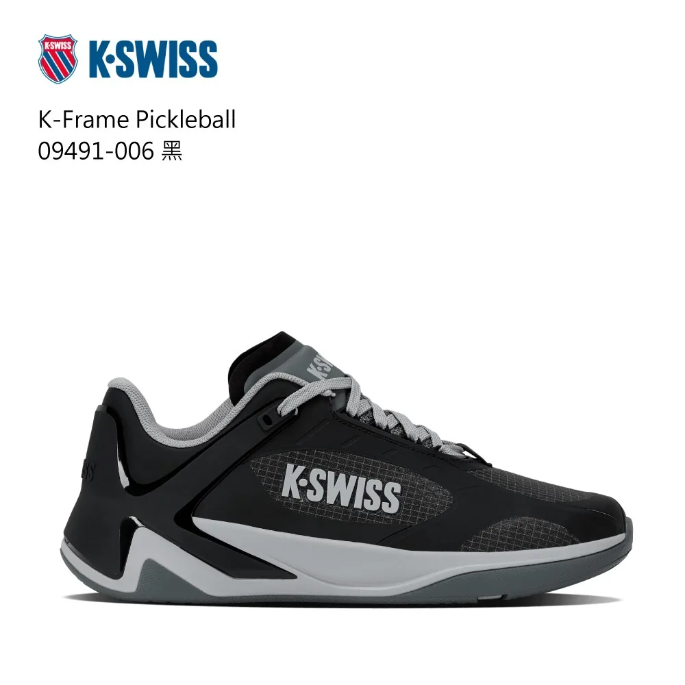 K-SWISS K-Frame Pickleball 男鞋,黑色,09491-006